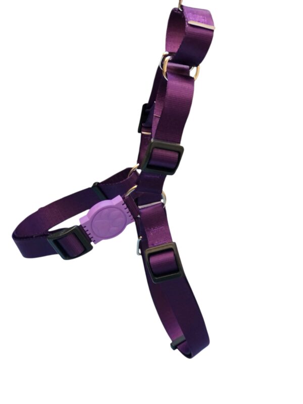 Peitoral Antipuxão + a guia. Roxo. - Imagem 3